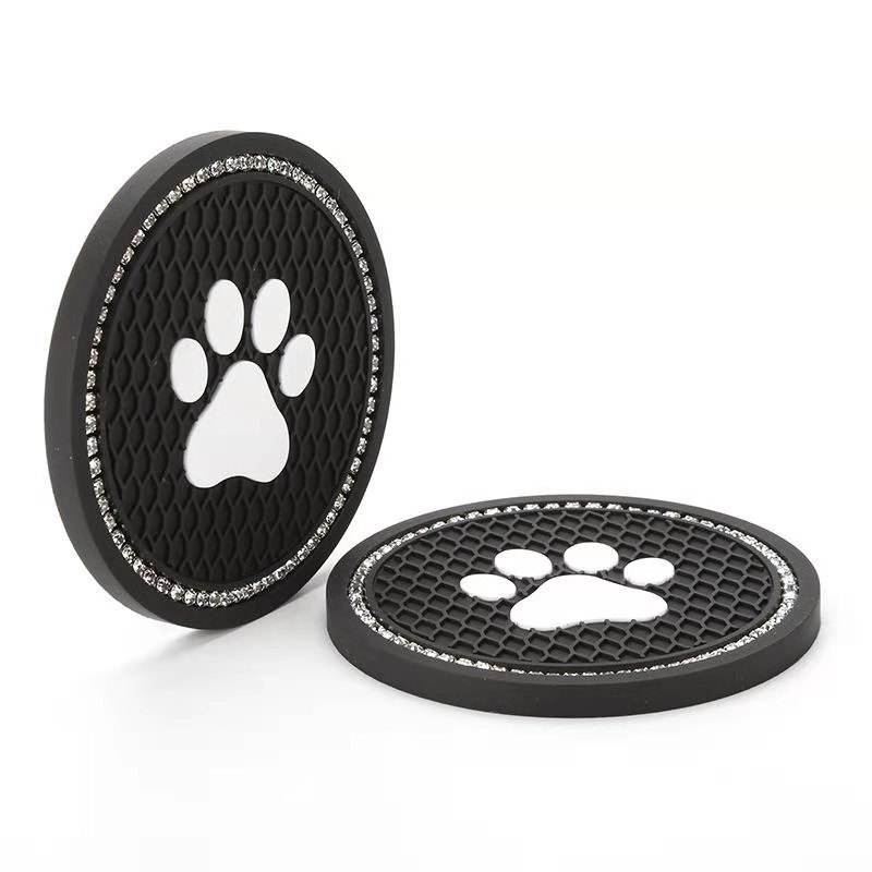 Hot Sale Anti Slip with Diamond Car Cup Holder Coasters - ZY-020 Model