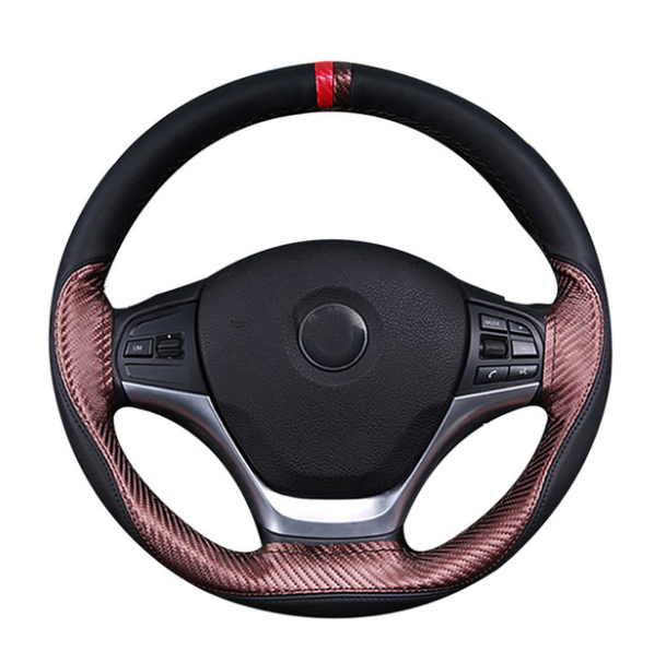 FA21 Universal PU Leather Car Steering Wheel Cover - Shunping Qianyuan E-commerce Co., Ltd.